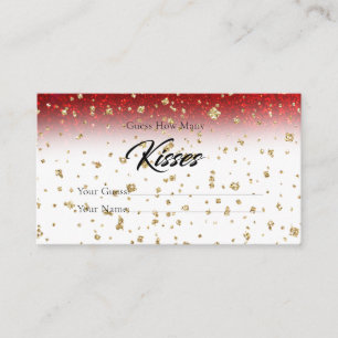 Tarjeta De Recepción Presupuesto ¿cuántos besos de juego de novias?