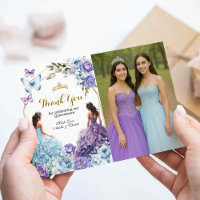 Princesas gemelas azules y moradas Rosas Quinceañe