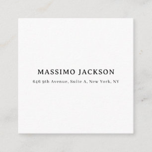 Tarjeta De Recepción Profesional elegante moderno minimalista añadir no