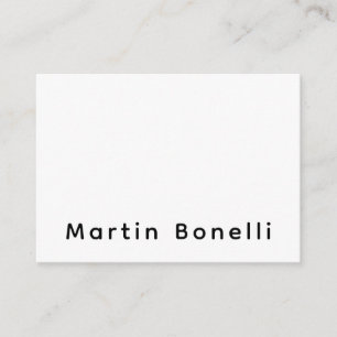 Tarjeta De Recepción Profesional Moderno Plano Personalizado Nombre Pro