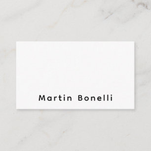 Tarjeta De Recepción Profesional Moderno Plano Personalizado Nombre Pro