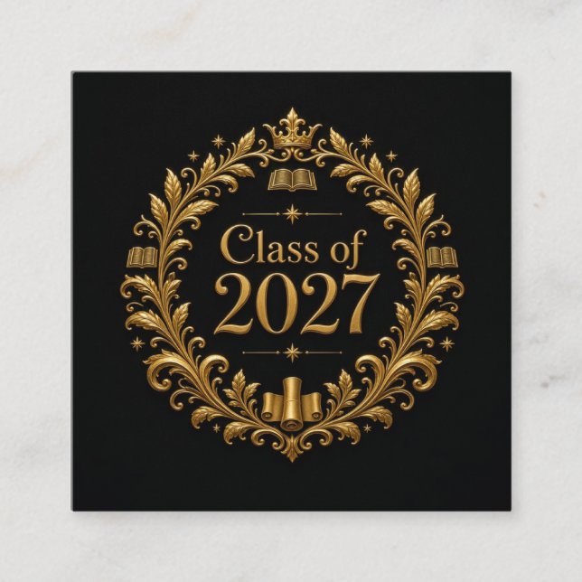 Tarjeta De Recepción Promoción de 2027 (Anverso)