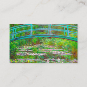 Tarjeta De Recepción Puente japonés de Monet y los lirios de agua