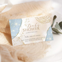 Tarjeta De Recepción Purpurina mágico Resumen Baby Shower moderno