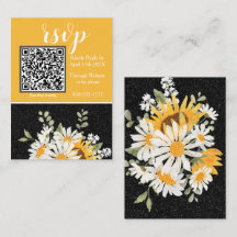 Purpurina negro Floral RSVP