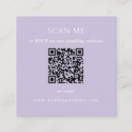 Tarjeta De Recepción QR Code Wedding Website