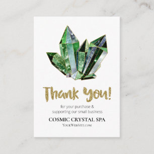 Tarjeta De Recepción *~ QR COSMIC CRYSTAL Review GRACIAS AL LOGO AP8