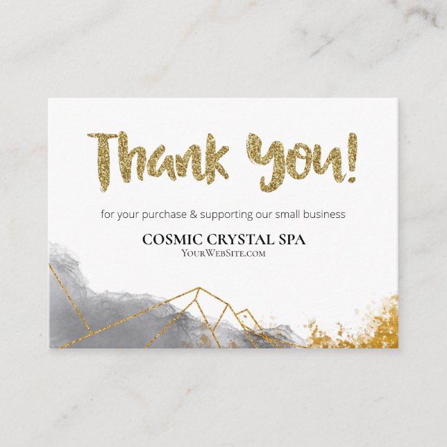 Tarjeta De Recepción *~* QR GEOMETRIC - GRACIAS A LA Revisión AP8 DEL L (Anverso)