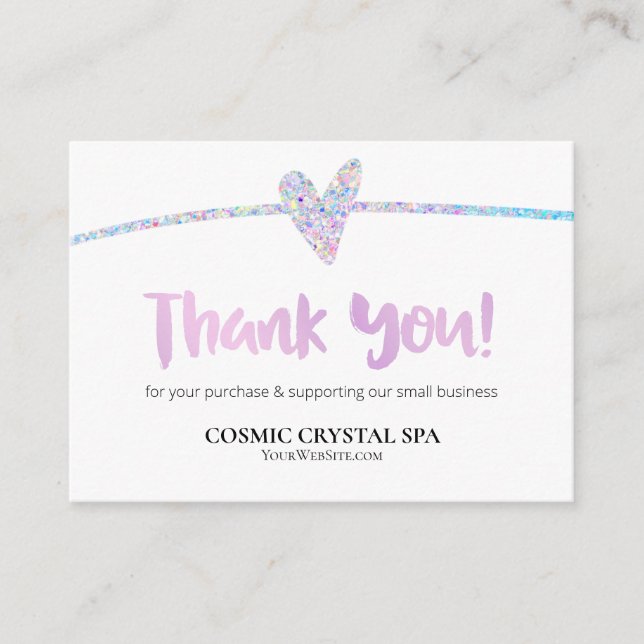 Tarjeta De Recepción *~* QR Holo RAINBOW - GRACIAS A LA Revisión AP8 DE (Anverso)