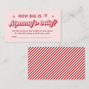 Tarjeta De Recepción Qué grande es la Baby Shower de los Navidades Bell