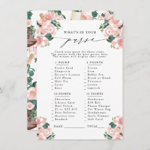 Tarjeta De Recepción ¿Qué hay en tu bolso? Boots & Bubbly Fiesta