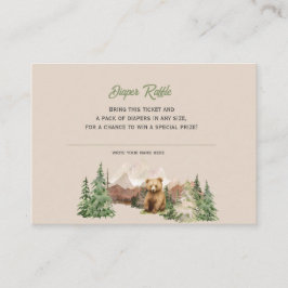 Tarjeta De Recepción Que la aventura empiece el Baby Shower de Mountain
