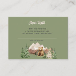 Tarjeta De Recepción Que la aventura empiece el Baby Shower de Mountain