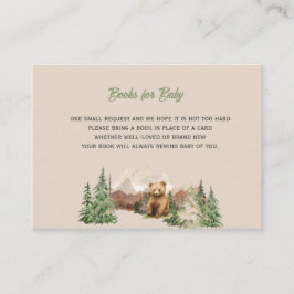 Tarjeta De Recepción Que la aventura empiece el Baby Shower de Mountain