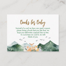Tarjeta De Recepción Que la aventura empiece los libros forestales para
