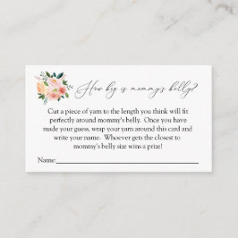 Tarjeta De Recepción ¿Qué tan grande es la carta de juego de la panza d