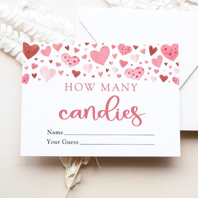 Tarjeta De Recepción Querido Rosa Valentine: ¿Cuántos Candies juegan? (Subido por el creador)