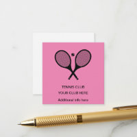 Raca de tenis rosa personalizada