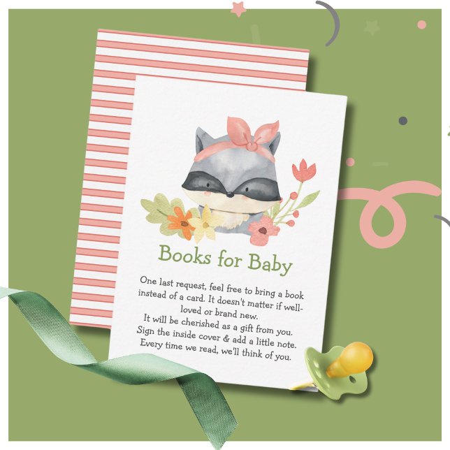 Tarjeta De Recepción Raccoon | Libros Para Bebés (Subido por el creador)