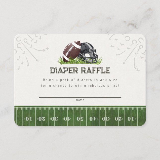 Tarjeta De Recepción Raffle Baby Insert (Anverso)