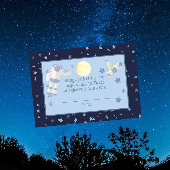 Tarjeta De Recepción Raffle Midnight Diaper del Espacio Ultraterrestre (Subido por el creador)