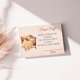 Tarjeta De Recepción Raffle Neutral de género clásico vintage