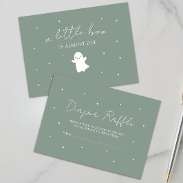 Tarjeta De Recepción Raffle Neutral de género verde sagaz moderno