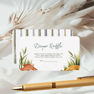 Tarjeta De Recepción Raffle Raffle de arenque de pesca enojado