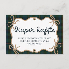 Tarjeta De Recepción Ralph Lauren Inspired Baby Shower Diaper Raffle