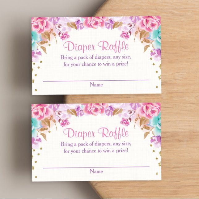 Tarjeta De Recepción Ramificación de pañales florales verde azulados de (Subido por el creador)
