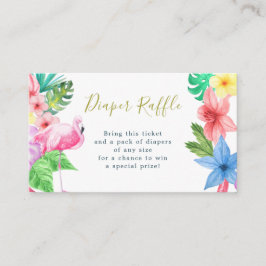 Tarjeta De Recepción Ramificación de pañales luau tropical ducha de beb