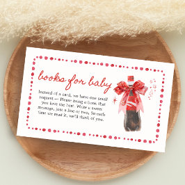 Tarjeta De Recepción Ready to Pop Baby Shower Books for Baby