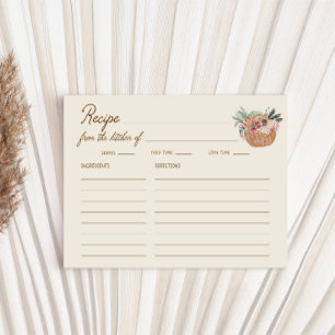 Tarjeta De Recepción Receta Caprichosa de Despedida de Soltera Fuera de