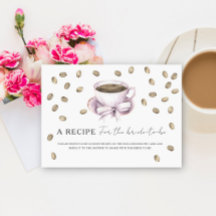 Receta de baby shower de café para la futura novia