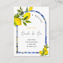 Tarjeta De Recepción Receta de ducha de novia del Arco de Boho Mediterr