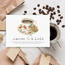Receta de la ducha de novia de café para la novia