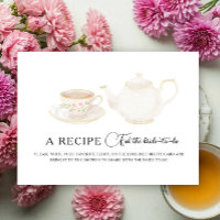 Receta de la ducha de novia Tea Party