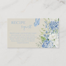 Receta de la ducha nupcial de la mariposa Hortensi