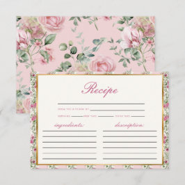 Tarjeta De Recepción Receta de marihuana de Love Shack Fiance Ducha de