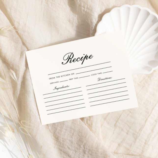 Tarjeta De Recepción Receta de mariposas rosas, ducha de novia (Subido por el creador)