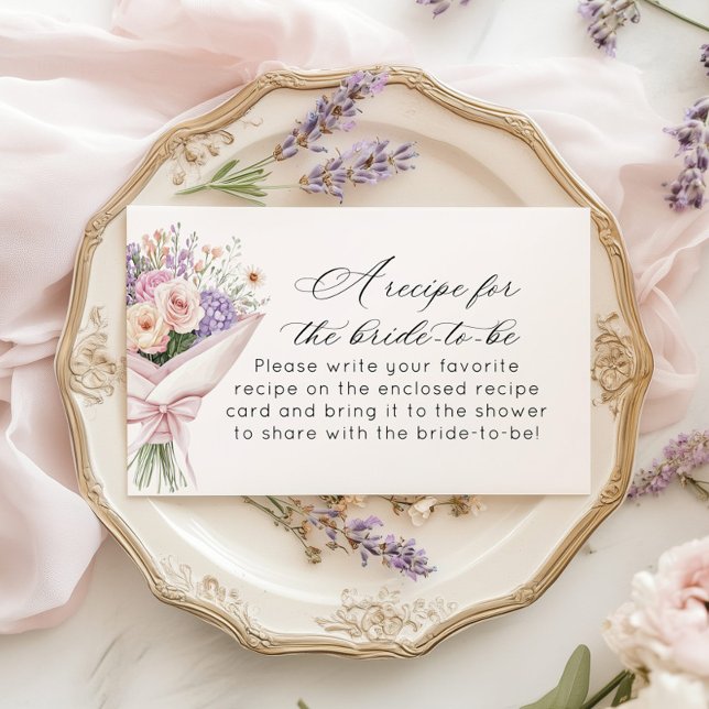 Tarjeta De Recepción Receta de novia fresca fuera del mercado (Subido por el creador)