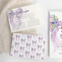 Receta Lilac Bow Bridal Shower