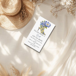 Tarjeta De Recepción Receta moderna de Chinoiserie para la novia