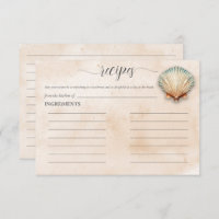 Receta moderna de ducha de cerda de conchas marina