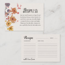 Receta para la novia Floral de otoño 