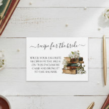 Receta para la novia Libros de Despedida de Solter