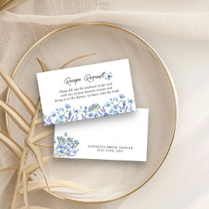 Tarjeta De Recepción Receta solicitada para la fiesta de regalos de nov