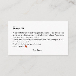 Tarjeta De Recepción Recuerdos de foto Otoño Teddy Bear Baby Shower