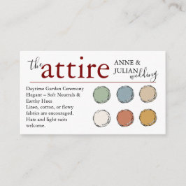 Tarjeta De Recepción Red The Attire QR Code enclosure Card 