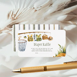 Tarjeta De Recepción Reel redonda Emocionante Pequeño Pescador Diaper R